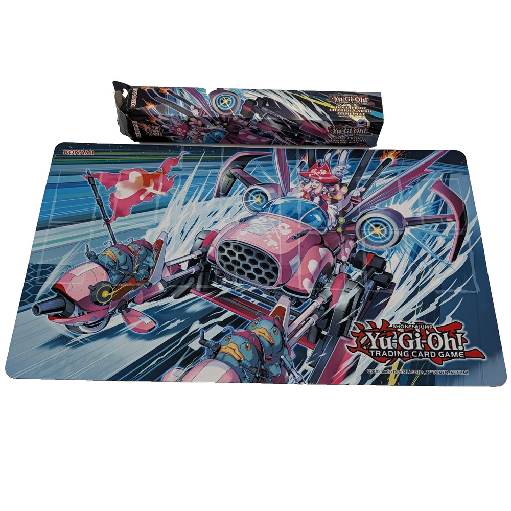 Yu-Gi-Oh Gold Pride Chariot Carrie Playmat TCG Trading Card Game Play Mat Desk